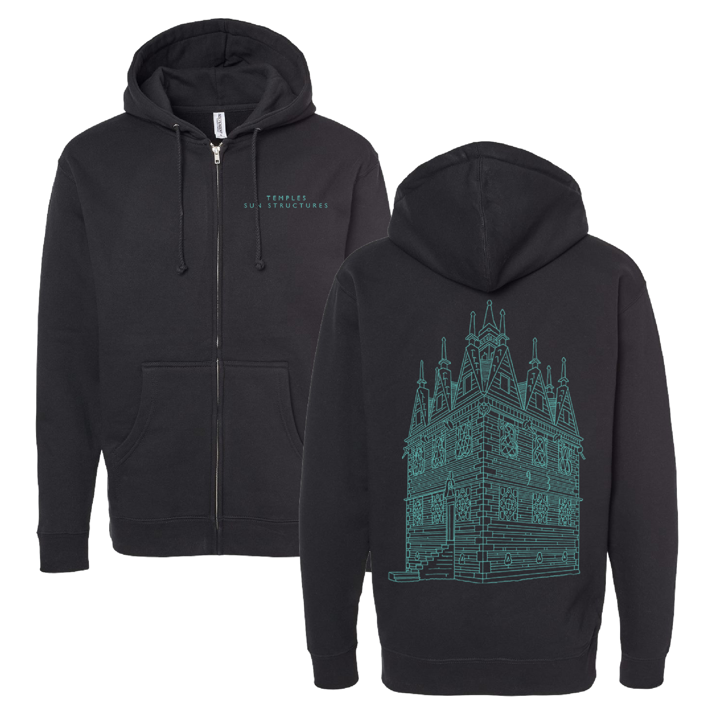 Sun Structures Zip Hoodie